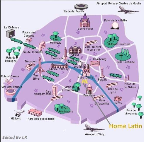 Home Latin Париж Екстер'єр фото